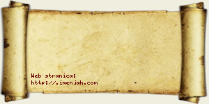 Valentina Rakočević vizit kartica